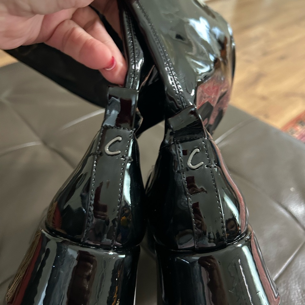 Circus by Sam Edelman Glossy Black Knee-High Boots - Picture 4 of 7